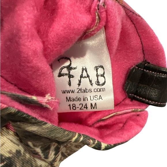 N in bag! Pink True Timber Camo Baby Cowboy Boots |  Size 18 to 24 Months - Picture 3 of 4